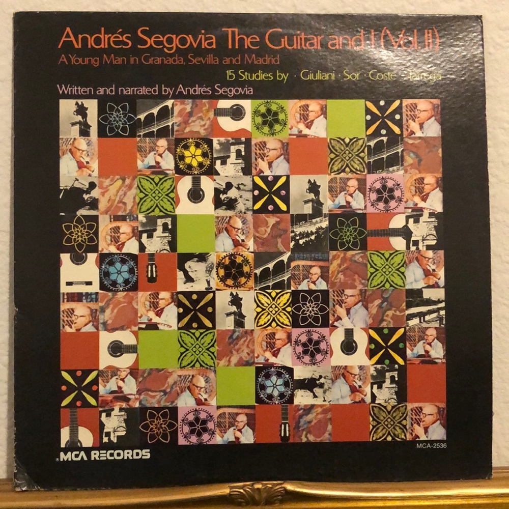 Andres Segovia The Guitar and I (Vol. II) Vinyl Lp
